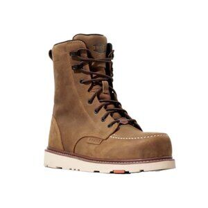 Men BRUNT Brown The Marin 8" Work Boots
